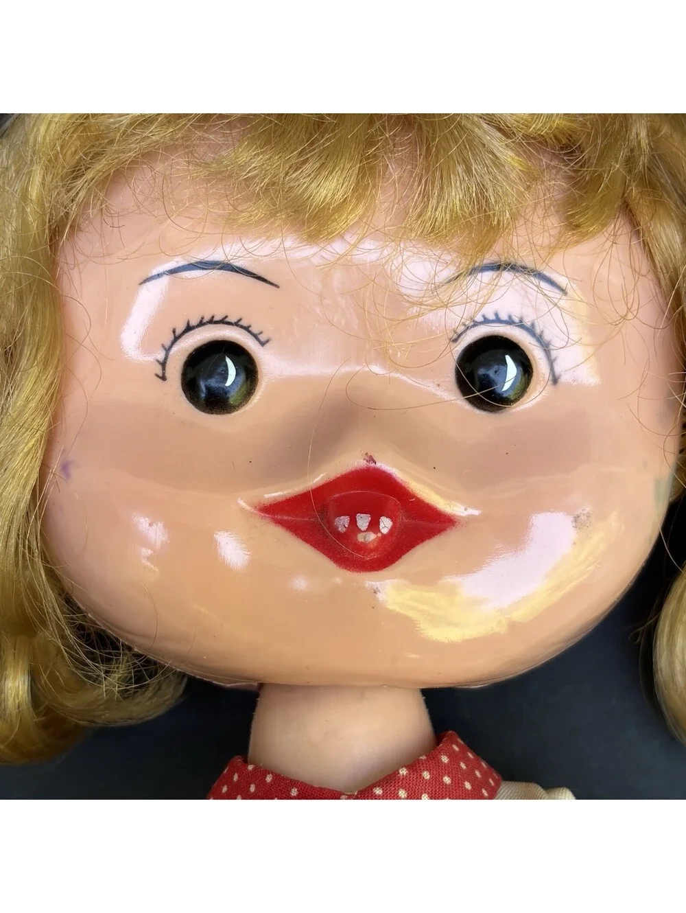 Rare! Vintage Camay TWO FACE Doll Creepy 1960-70s 15” Hong Kong